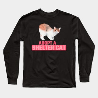 Rescue Cat Adopt a Shelter Cat Long Sleeve T-Shirt